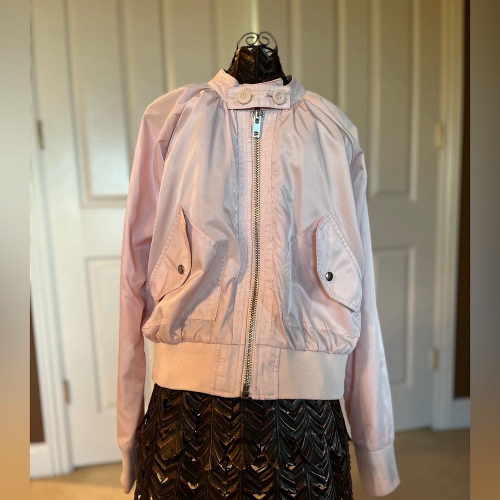 Free people beautiful pink jacket.